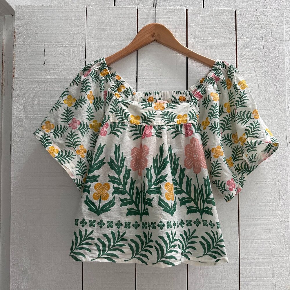 Pink Chicken Dahlia Top
